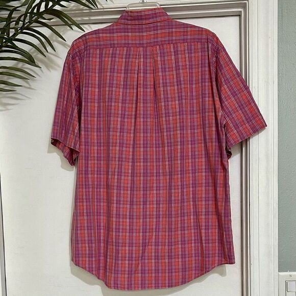 Daniel Cremieux Collection Men's Large Collared Button-Down Plaid Shirt - Picture 10 of 12